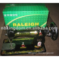 Raleigh Brand Ja2-1 Head Household Sewing Machine With Golden Tin Accessories